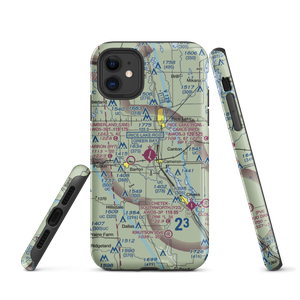 Rice Lake Regional Airport - Carl's Field (RPD) VFR Sectional  Tough iPhone Case