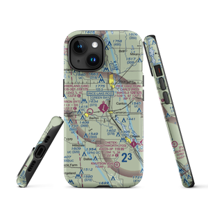 Rice Lake Regional Airport - Carl's Field (RPD) VFR Sectional  Tough iPhone Case