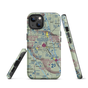 Rice Lake Regional Airport - Carl's Field (RPD) VFR Sectional  Tough iPhone Case