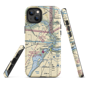 Rice Ranch Airport (2WA6) VFR Sectional  Tough iPhone Case