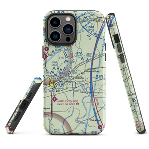 Rice-Bell Field Airport (14AR) VFR Sectional  Tough iPhone Case