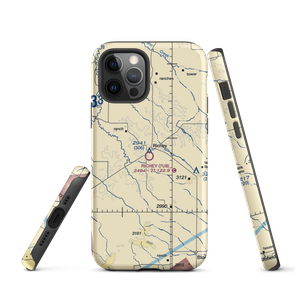 Richey Airport (7U8) VFR Sectional  Tough iPhone Case