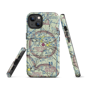 Richmond County Airport (RCZ) VFR Sectional  Tough iPhone Case