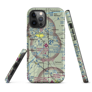 Richmond Municipal Airport (RID) VFR Sectional  Tough iPhone Case