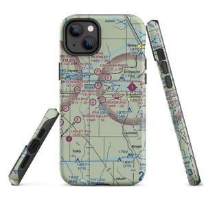 Ricker Ranch Airport (46OK) VFR Sectional  Tough iPhone Case