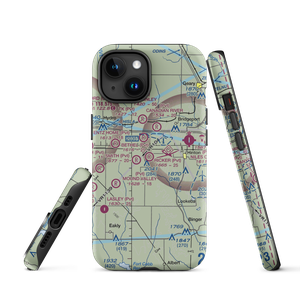 Ricker Ranch Airport (46OK) VFR Sectional  Tough iPhone Case