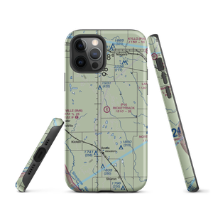 Ricketyback Field (ND02) VFR Sectional  Tough iPhone Case