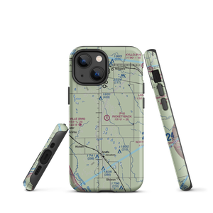 Ricketyback Field (ND02) VFR Sectional  Tough iPhone Case