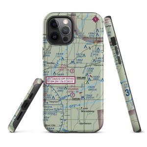 Ridge Airport (IA01) VFR Sectional  Tough iPhone Case