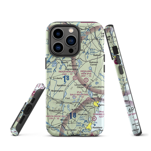 Ridgeview Airport (12ME) VFR Sectional  Tough iPhone Case