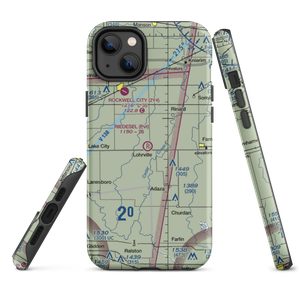 Riedesel Private Airport (IA08) VFR Sectional  Tough iPhone Case