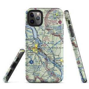 Rigdon Private Airport (WI81) VFR Sectional  Tough iPhone Case