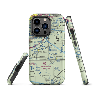 Riggins Farms Airport (IS43) VFR Sectional  Tough iPhone Case