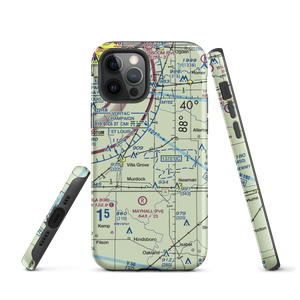 Riggins Farms Airport (IS43) VFR Sectional  Tough iPhone Case