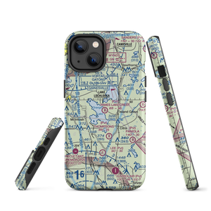 Rimes Lakecrest Airport (35FA) VFR Sectional  Tough iPhone Case