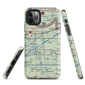 Rinehart Airport (0IA6) VFR Sectional  Tough iPhone Case