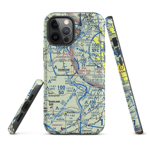 Rising Sun Seaplane Base (67IN) VFR Sectional  Tough iPhone Case