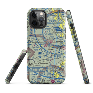 Risker Field (3PS9) VFR Sectional  Tough iPhone Case