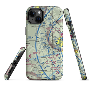 Risky Airport (1KS2) VFR Sectional  Tough iPhone Case