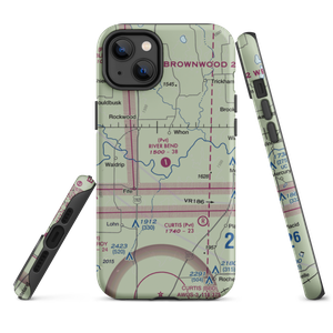 River Bend Ranch Airport (94TX) VFR Sectional  Tough iPhone Case