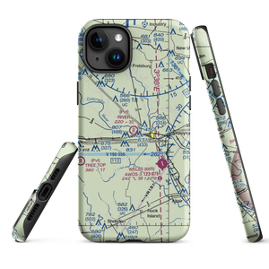 River Field (TS27) VFR Sectional  Tough iPhone Case