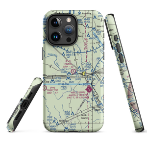 River Field (TS27) VFR Sectional  Tough iPhone Case