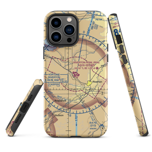 Riverton Regional Airport (RIW) VFR Sectional  Tough iPhone Case