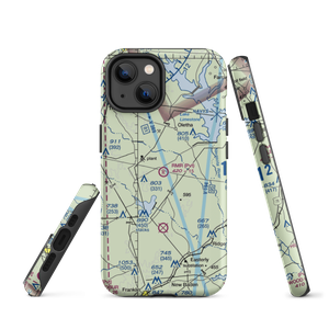 Rmr Ranch Airport (1TE9) VFR Sectional  Tough iPhone Case