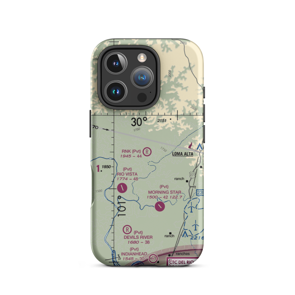 Rnk Ranch Airport (8TS8) VFR Sectional  Tough iPhone Case iPhone 16 Pro model shown