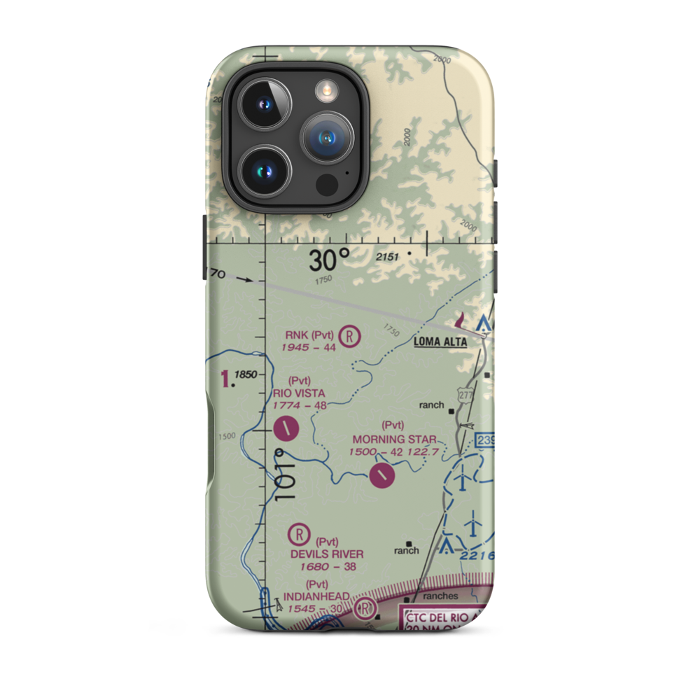 Rnk Ranch Airport (8TS8) VFR Sectional  Tough iPhone Case iPhone 16 Pro Max model shown