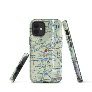 Roanoke Municipal Airport (7A5) VFR Sectional  Tough iPhone Case