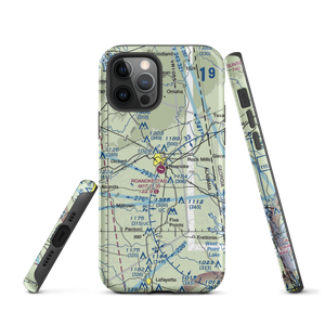 Roanoke Municipal Airport (7A5) VFR Sectional  Tough iPhone Case