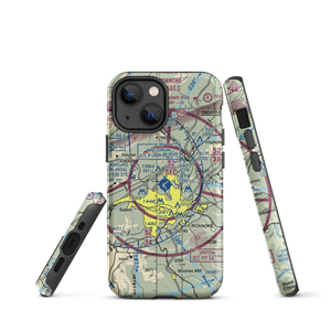 Roanoke–Blacksburg Regional Airport (ROA) VFR Sectional  Tough iPhone Case