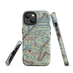 Rob Airport (95TS) VFR Sectional  Tough iPhone Case