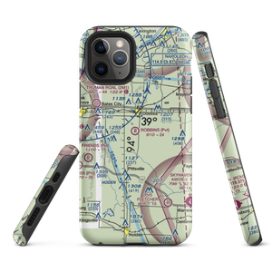 Robbins Airport (MU20) VFR Sectional  Tough iPhone Case
