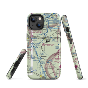 Robbins Airport (MU20) VFR Sectional  Tough iPhone Case