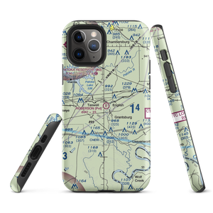 Roberson Airport (IN80) VFR Sectional  Tough iPhone Case