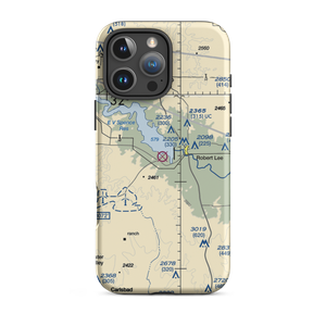Robert Lee Airport (54F) VFR Sectional  Tough iPhone Case