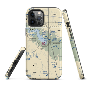 Robert Lee Airport (54F) VFR Sectional  Tough iPhone Case