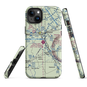 Robert R Wells Jr Airport (66R) VFR Sectional  Tough iPhone Case