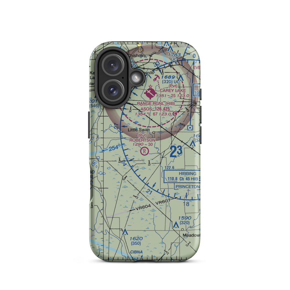 Robertson Field (MY56) VFR Sectional  Tough iPhone Case iPhone 16 model shown
