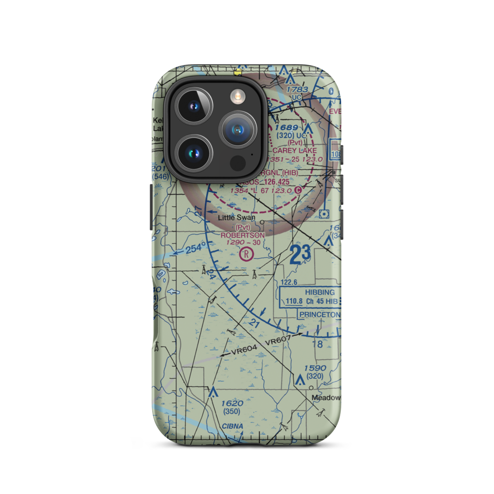 Robertson Field (MY56) VFR Sectional  Tough iPhone Case iPhone 16 Pro model shown