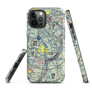 Robins Air Force Base (WRB) VFR Sectional  Tough iPhone Case