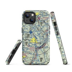 Robins Air Force Base (WRB) VFR Sectional  Tough iPhone Case