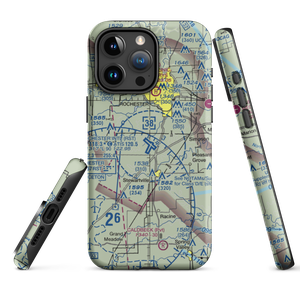 Rochester International Airport (RST) VFR Sectional  Tough iPhone Case