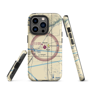 Rock County Airport (RBE) VFR Sectional  Tough iPhone Case