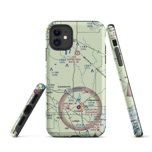 Rock Creek Farm Airport (0OK4) VFR Sectional  Tough iPhone Case