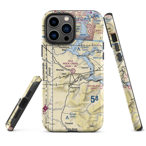 Rock Creek Farm Airport (ID23) VFR Sectional  Tough iPhone Case