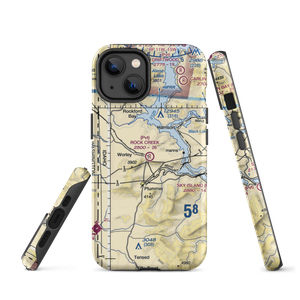 Rock Creek Farm Airport (ID23) VFR Sectional  Tough iPhone Case