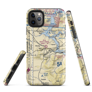 Rock Creek Farm Airport (ID23) VFR Sectional  Tough iPhone Case